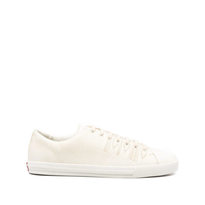 Prada Aged-effect Leather Sneakers