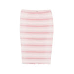 Prada Bayadere Striped Midi Skirt