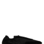 Prada Black Nylon And Suede Sneakers