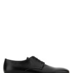 Prada Black Ovine Leather Lace-up Shoes
