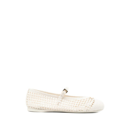 Prada Crochet Ballet Flats