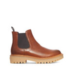 Prada Elastic-panel Leather Chelsea Boots
