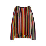 Prada Fringed Boat-neck Sweater