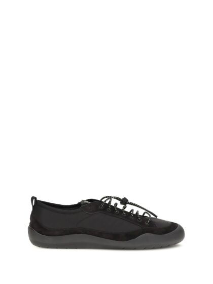 Prada Leather And Fabric Sneakers