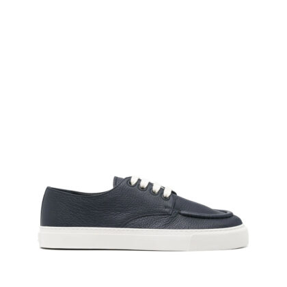 Prada Leather Lace-up Sneakers