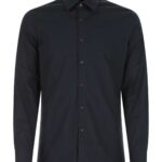 Prada Midnight Blue Stretch Poplin Shirt