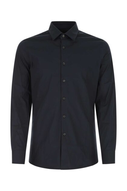 Prada Midnight Blue Stretch Poplin Shirt