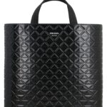 Prada Smooth Leather Tote Bag