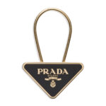 Prada Triangle-logo Keyring