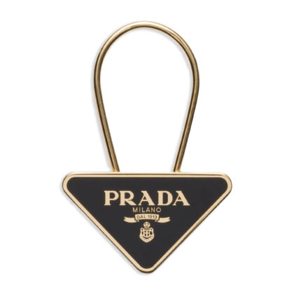Prada Triangle-logo Keyring