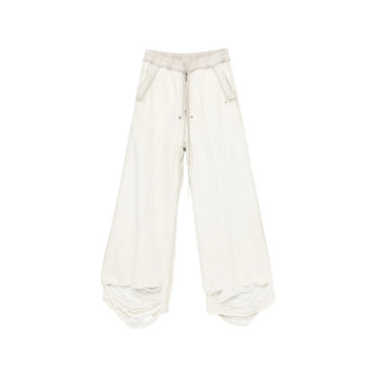 Rick Owens Bela Drawstring Ripped Trousers