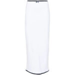 Rowen Rose Contrast-trim Maxi Skirt