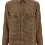 Saint Laurent Houndstooth Overshirt