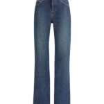 Saint Laurent Nico Low-rise Jeans