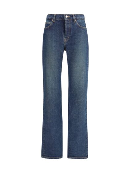 Saint Laurent Nico Low-rise Jeans