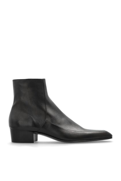 Saint Laurent ozil Leather Ankle Boots