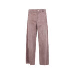 's Max Mara Pocketed Leather Straight Trousers
