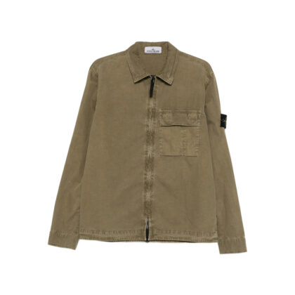 Stone Island Chest-pocket Zip-up Shirt Jacket