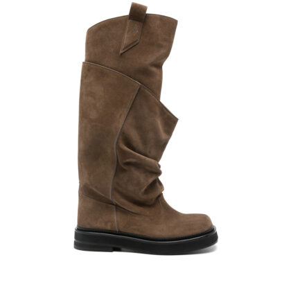 The Attico Robin Passeggiata Suede Knee-high Boots