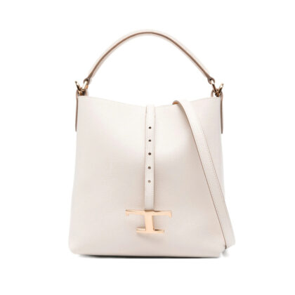 Tod's Mini T Timeless Leather Bucket Bag