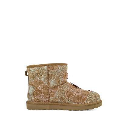 Ugg Mini Meadow Embroidery Floral Appliqué Ankle Boots