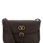 Valentino Garavani Chocolate Leather Antibes Crossbody Bag