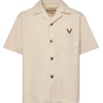 Valentino Garavani Denim Shirt With Vgold