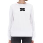 Versace Jeans Couture Sweatshirt With baroque Logo Patch