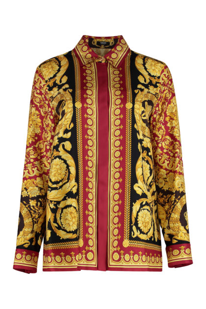 Versace Printed Silk Shirt
