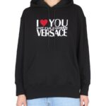Versace Sweatshirt With I Love You Logo
