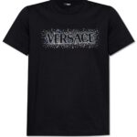 Versace T-shirt With Shimmering Crystals