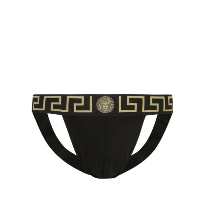 Versace Underwear Greca Border Jockstrap