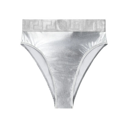 Versace Underwear Metallic Biquini Button