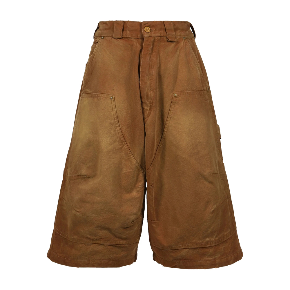 Willy Chavarria Cotton Wide-leg Shorts