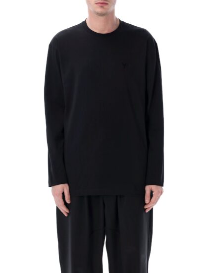 Y-3 Long Sleeve Black Jersey T-shirt