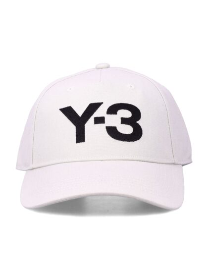 Y-3 Talc Cotton Logo Cap