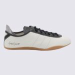 Y-3 Whte Leather Tokyo Sneakers
