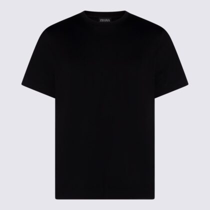 Zegna Black Cotton Knitwear