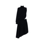 Alaïa Cut-out Turtleneck Midi Dress