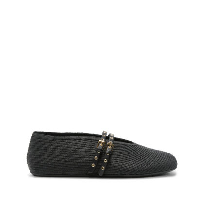 Alaïa Leather Ballet Flats
