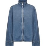 Alaia Denim Zip-up Shirt