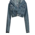 Alaia Hooded Denim Jacket