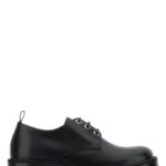 Alexander McQueen Black Leather Lace-up Shoes