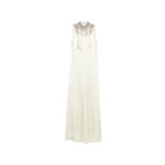 Alexander Mcqueen Embellished Mock-neck Maxi Dress