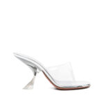 Amina Muaddi 90mm Taylor Glass Slipper Sandals