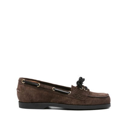 Atp Atelier Lace-up Suede Loafers