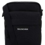 Balenciaga Black Canvas Explorer Crossbody Bag