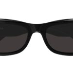 Balenciaga Eyewear Bb0390sk-001 - Black / Asian Fit Sunglasses
