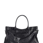 Balenciaga Le City Bag L Leather Shoulder Strap With Metal Details