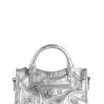 Balenciaga Le City Mini Metallic Leather Crossbody Bag